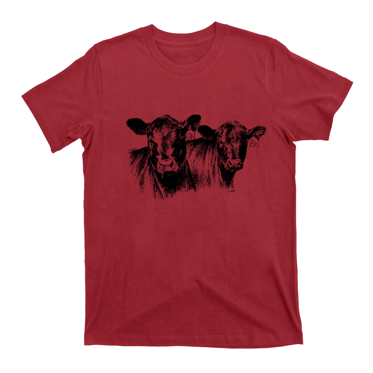 Two Cute Cows on the Farm T-Shirts