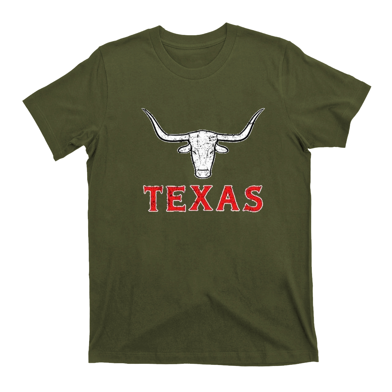 Classic Texas Cow Head Cowboy T-Shirts
