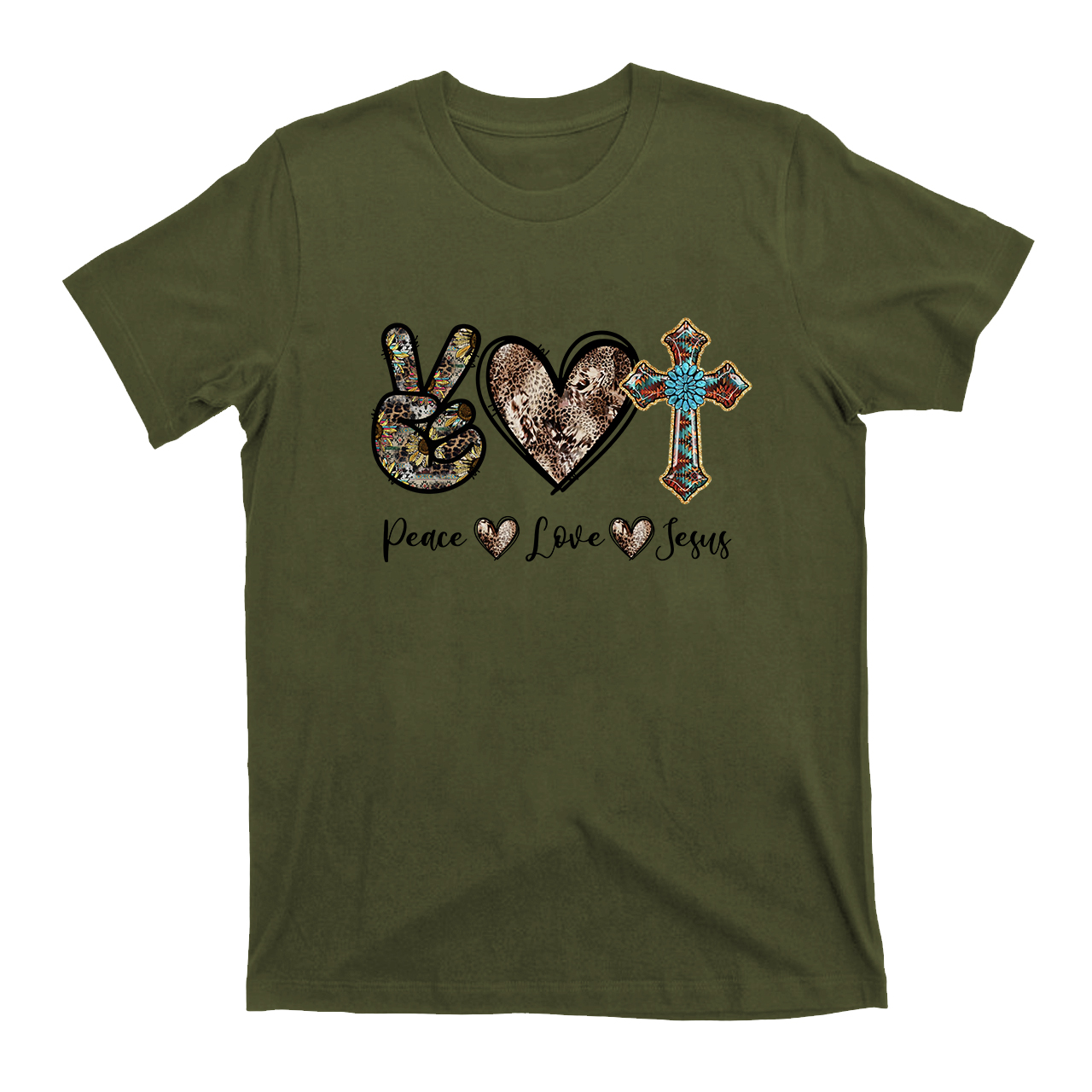 Peace & Love & Jesus Cowboy‘s Faith T-Shirts