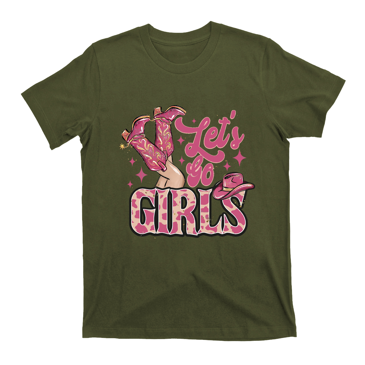 Let's Go Girls Westner Cowgirl  T-shirt