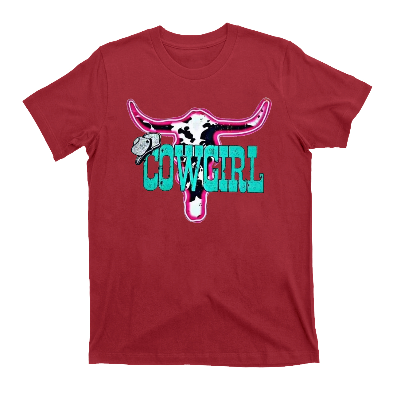 Barbie Pink Cow Skull Cowgirl T-Shirts