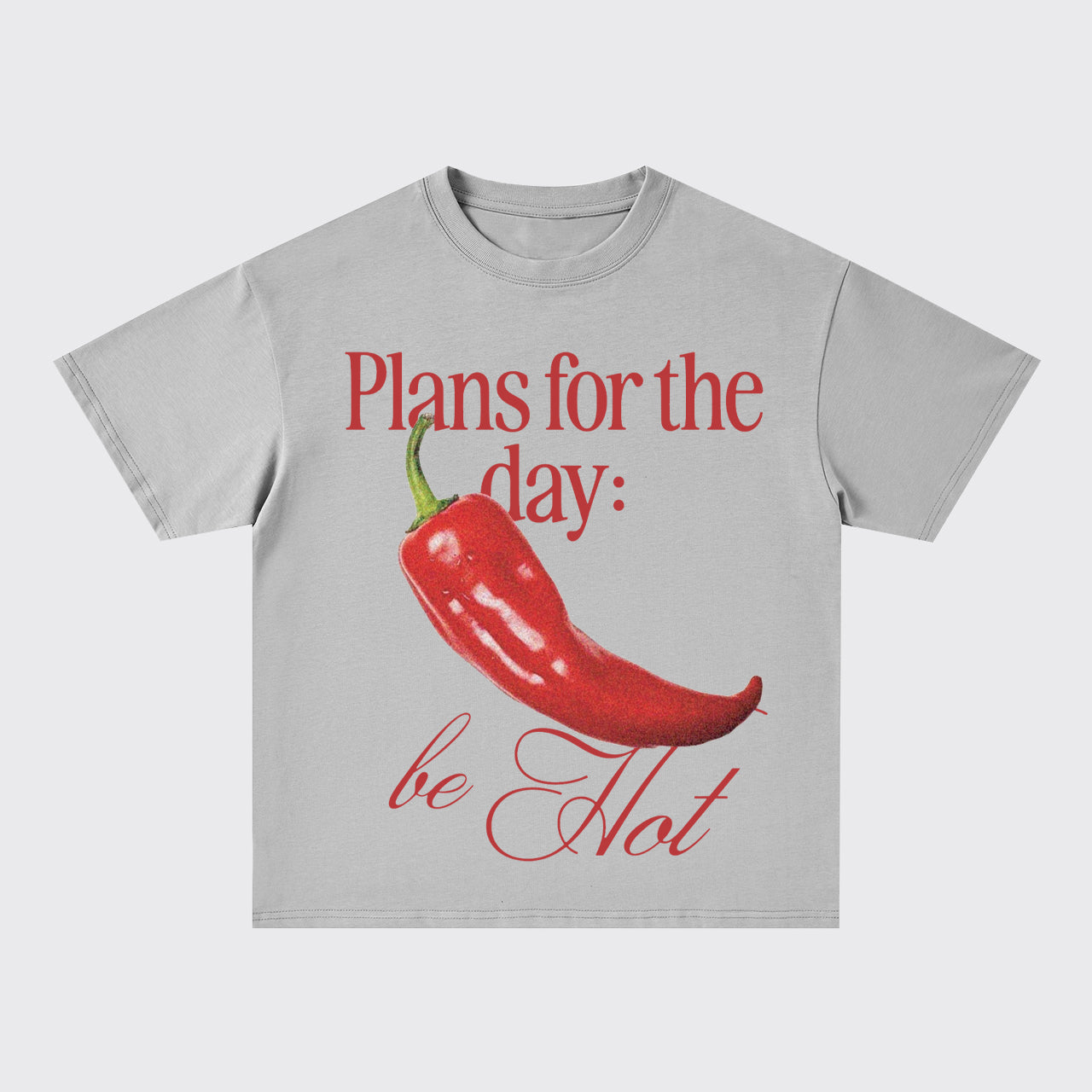 Spicy Vibes Be Hot Pepper Oversize T-Shirts
