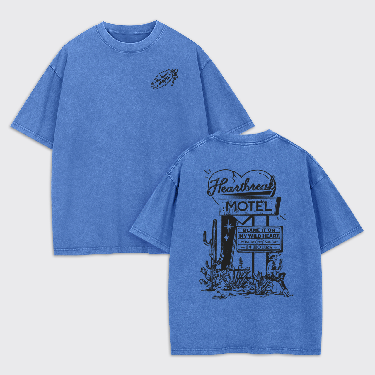Heartbreak Motel Vintage Garment-dye Tees