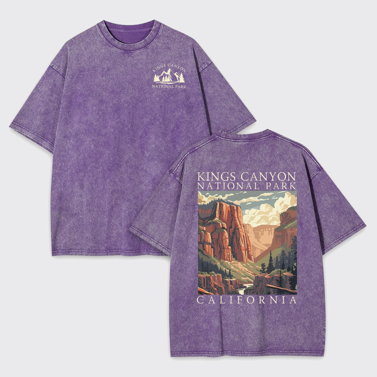 National Park Travel Garment-dye Tees