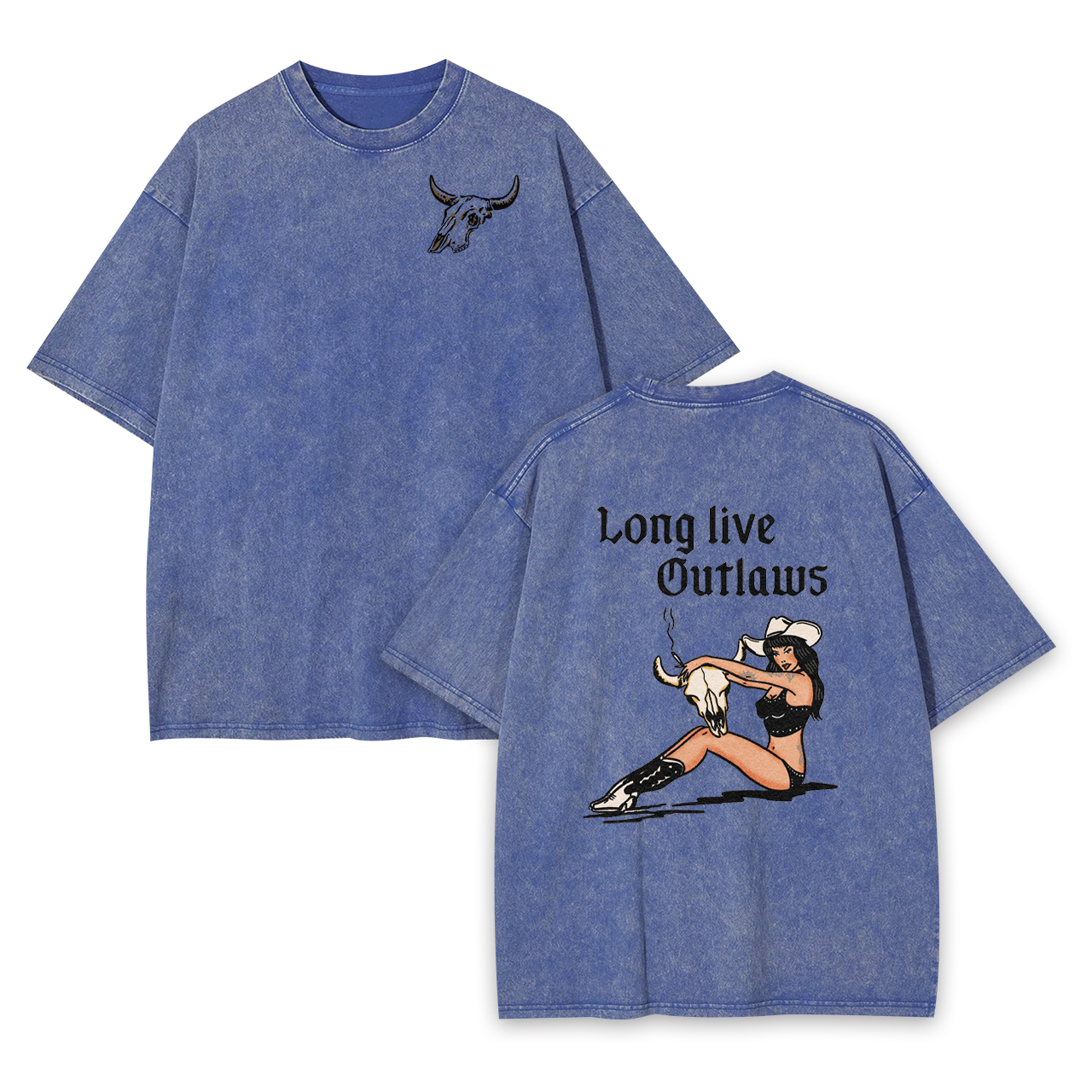 Long live Outlaws Garment-dye Tees
