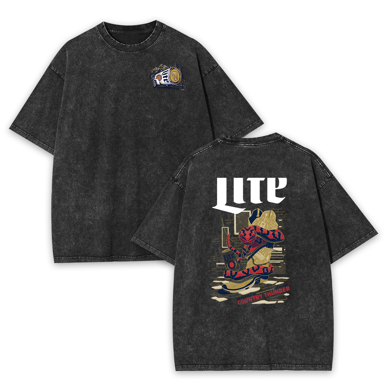 Miller Lite Celebrate Together Garment-dye Tees