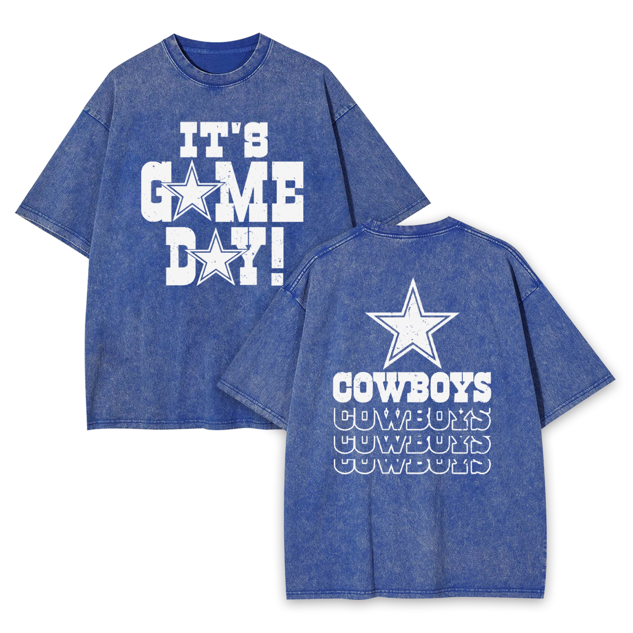 It's Game Day Dallas Cowboys Garment-dye Tees