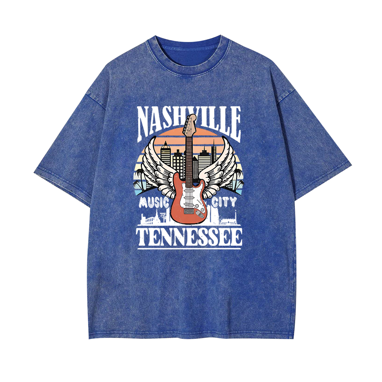 Classic Nashville Music City 1993 Garment-dye Tees