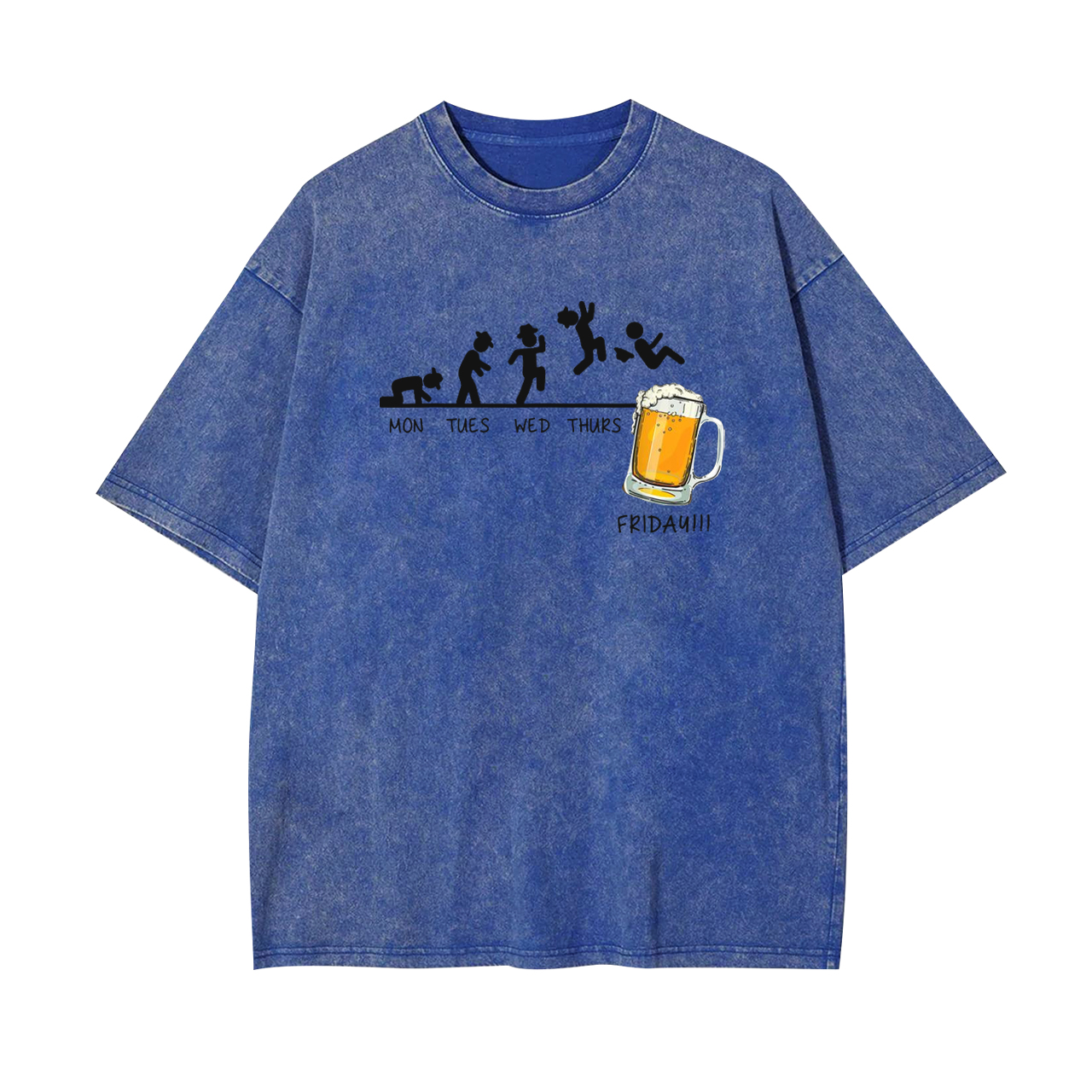 Monday to Friday��I Love Beer Garment-dye Tees