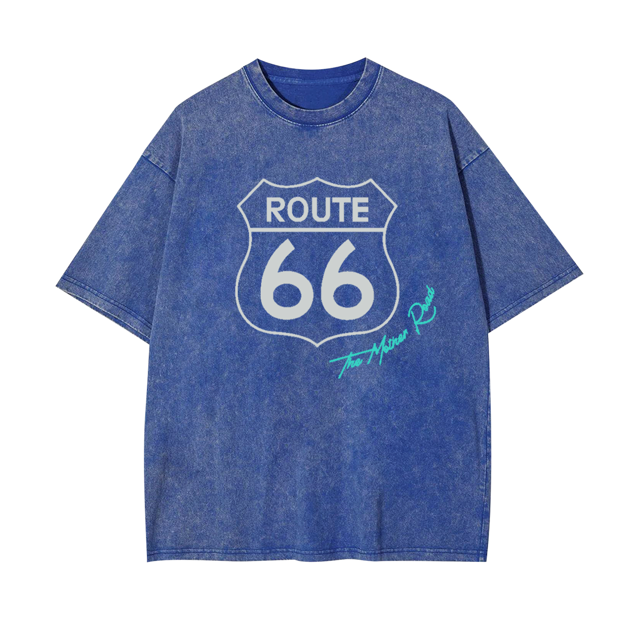 Historic US Route 66 Mother Road Garment-dye Tees