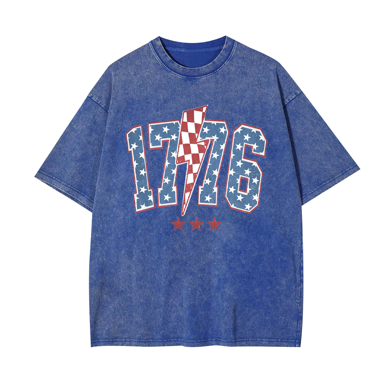 1776 America 4th of July  Garment-dye Tees