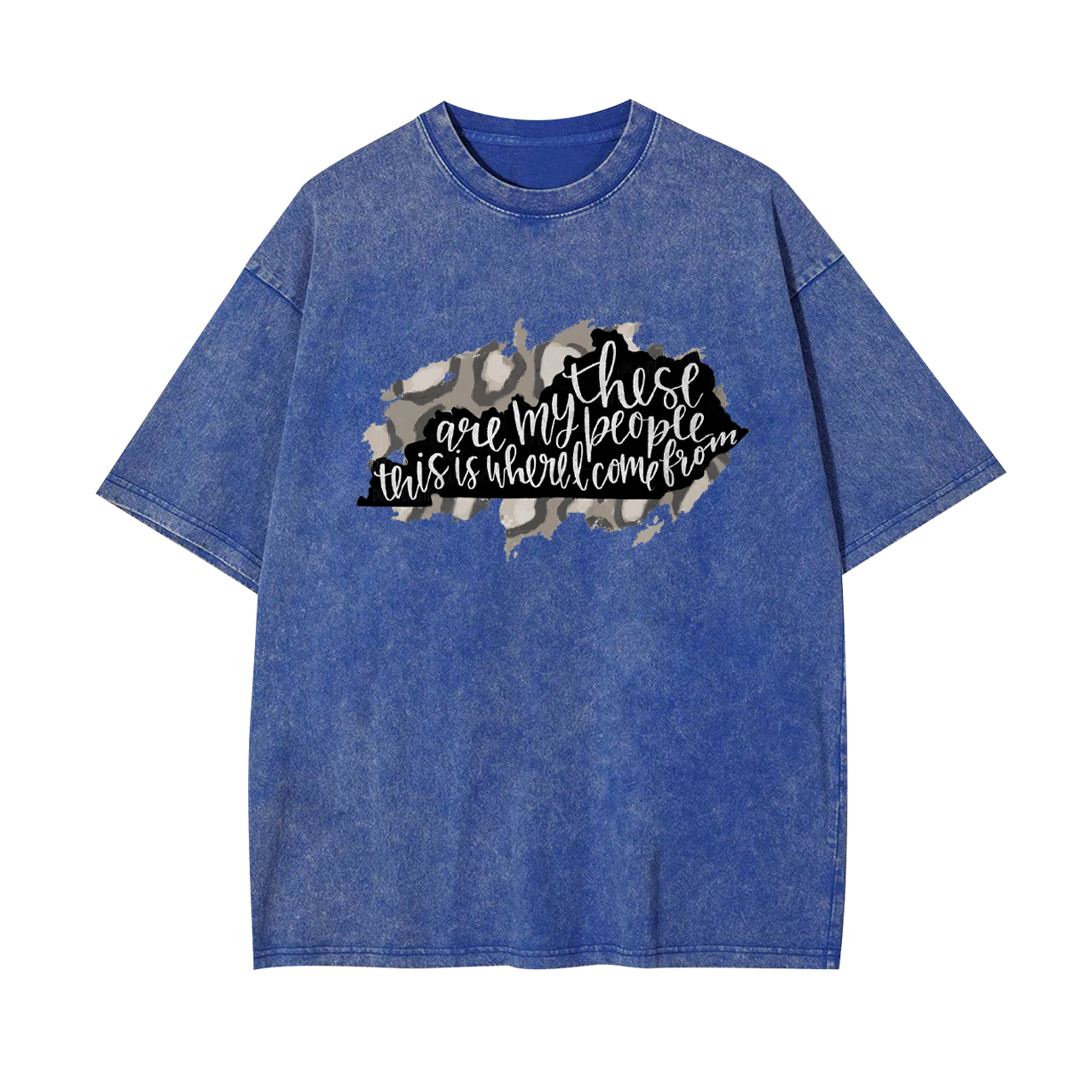 Leopard Print Kentucky Garment-dye Tees