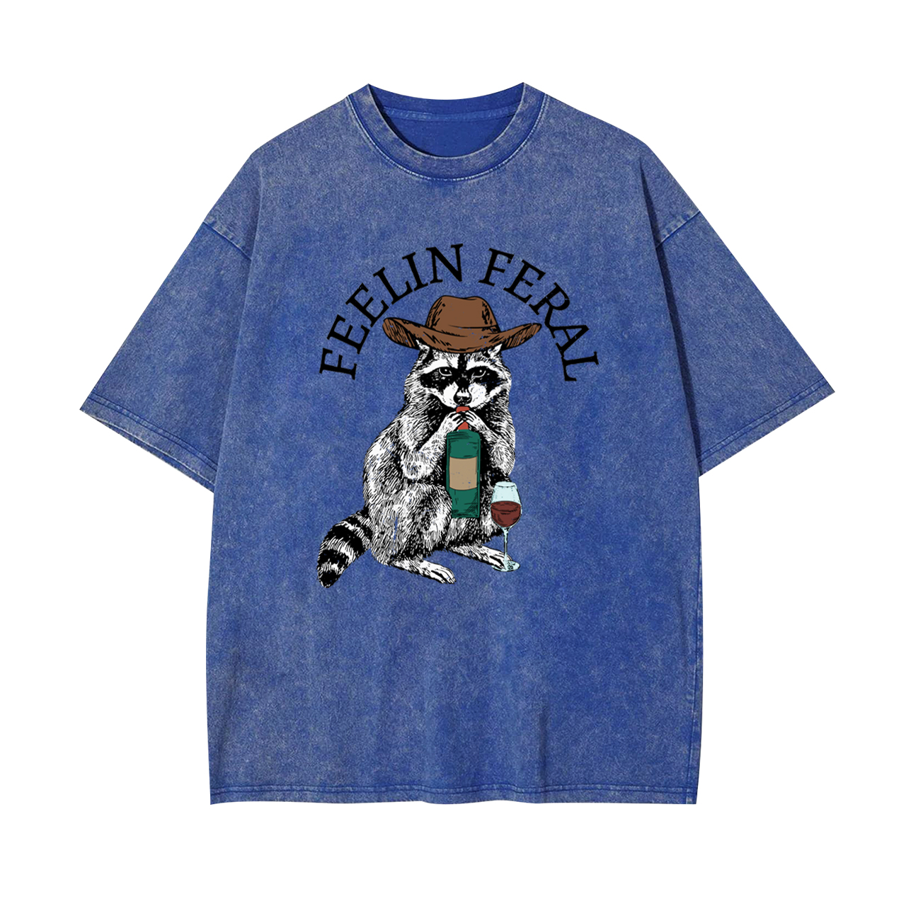 Funny Raccoon Garment-dye Tees