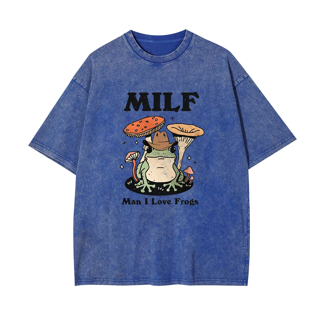 Funny MILF Froggy Garment-dye Tees
