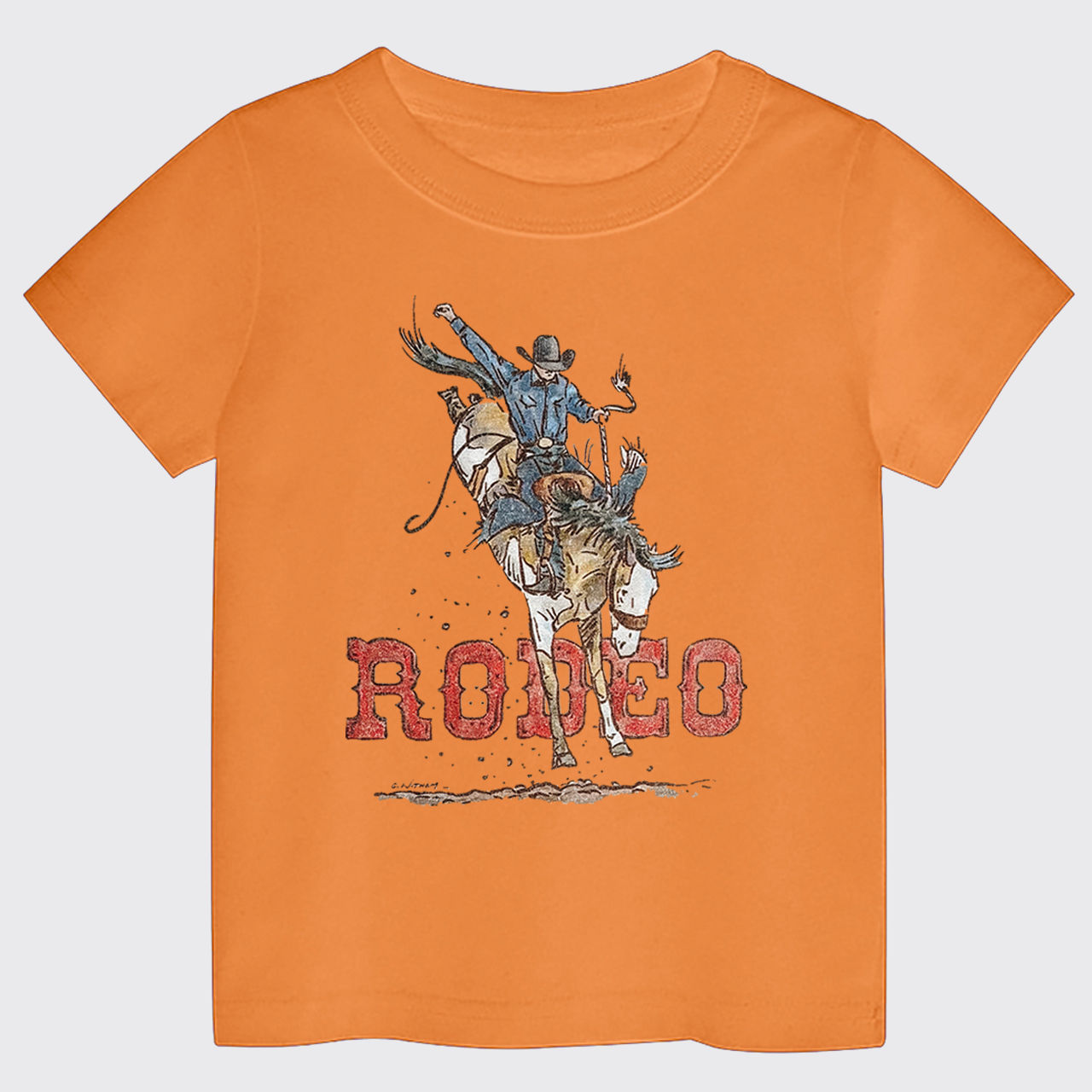 Rodeo Bronc Kids T-shirt