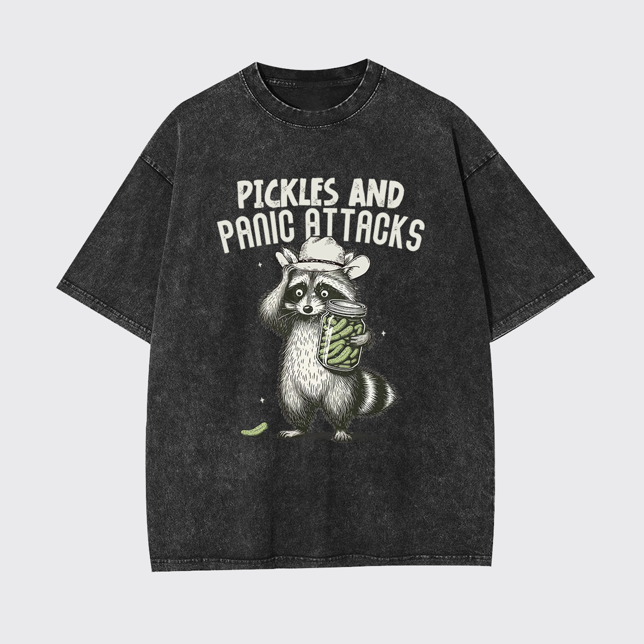 Mental health-Pickles And Panic Attacks Garment-dye Tees
