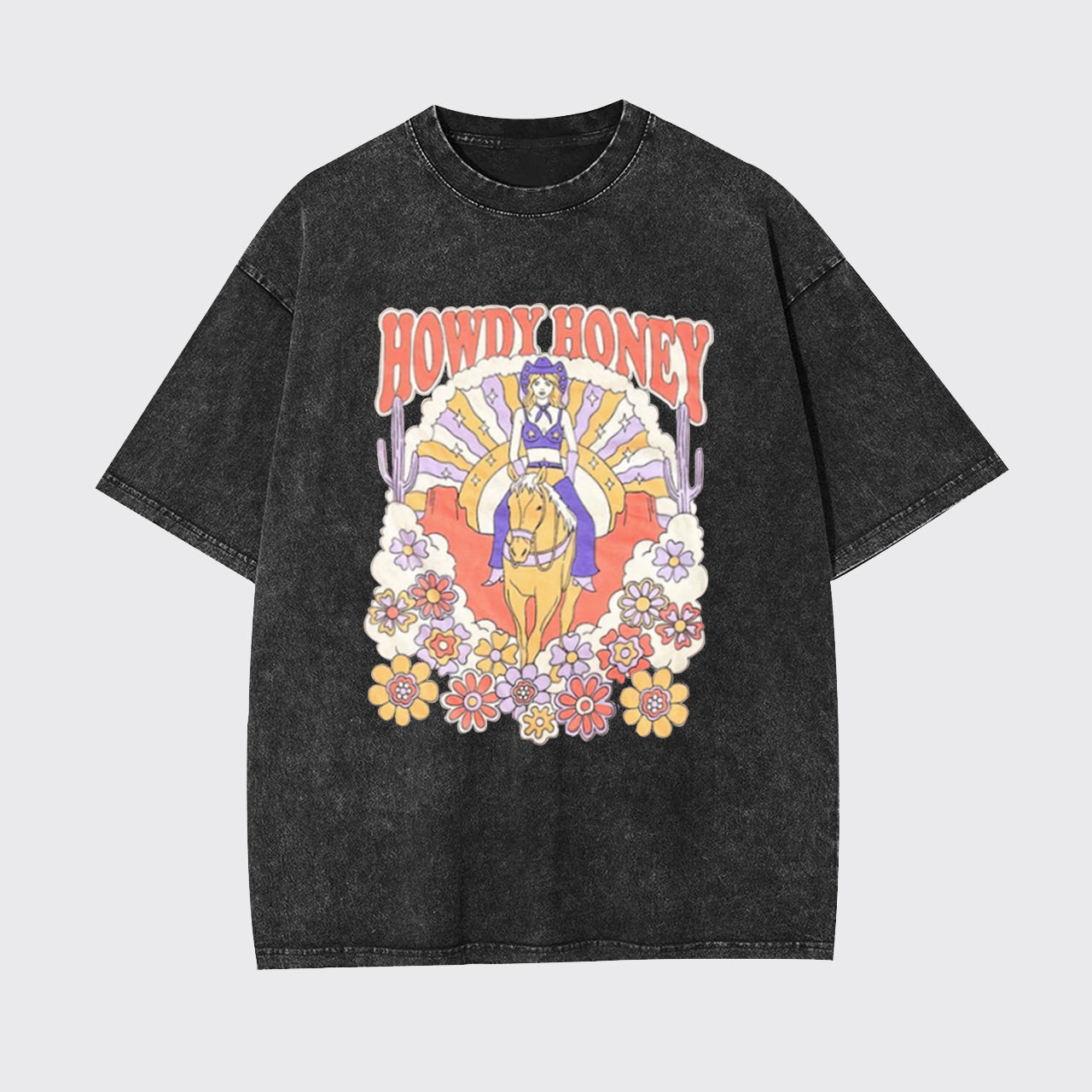 Retro Howdy Honey Garment-dye Tees