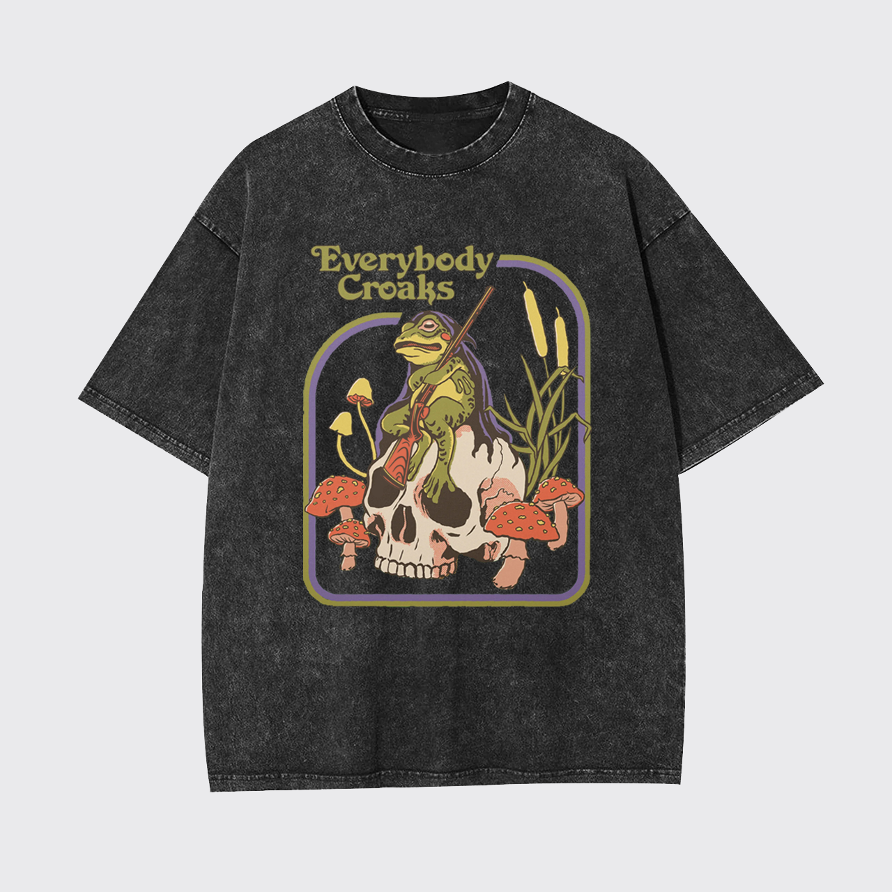 Mental Health-Everybody Croaks Garment-dye Tees