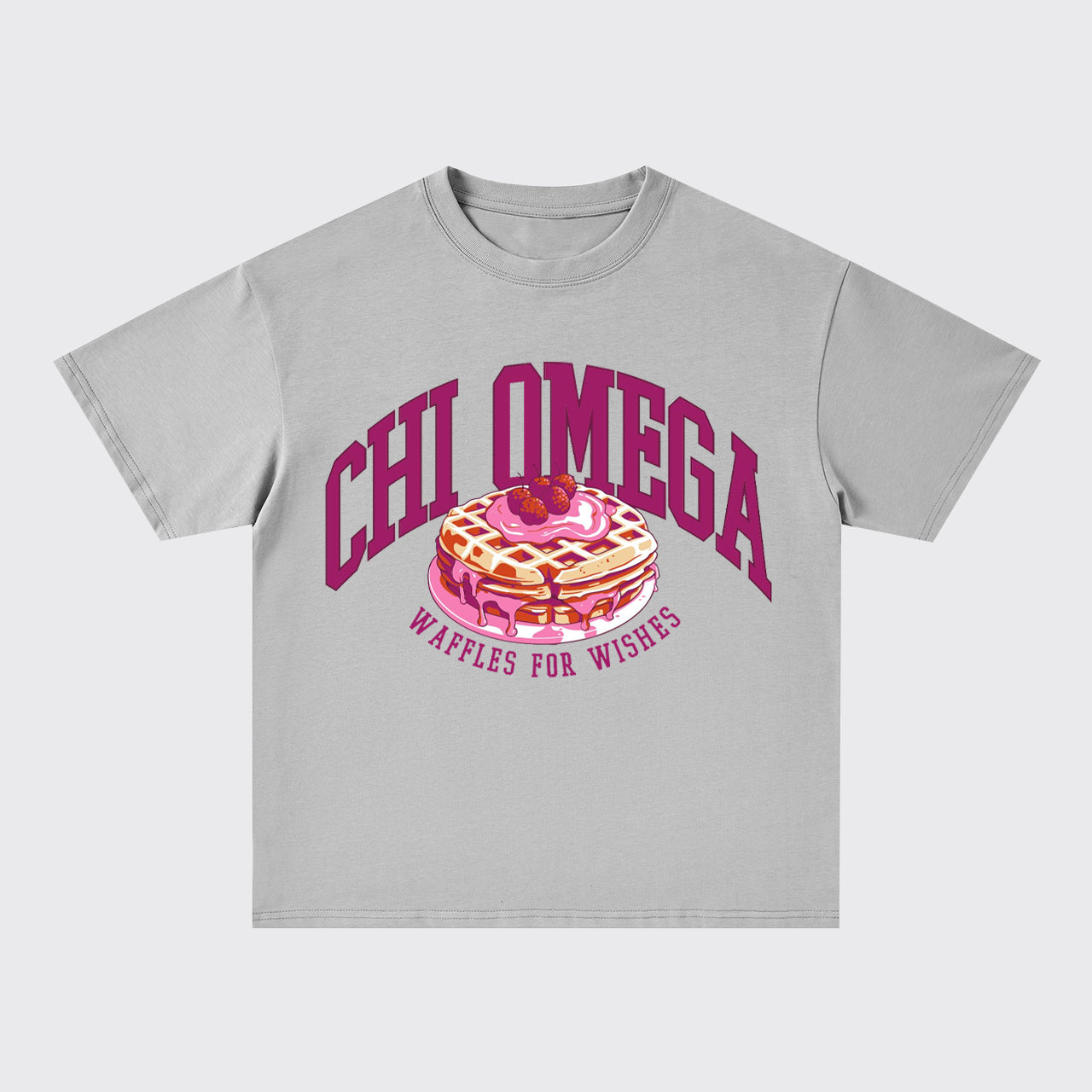 Cranberry Waffles Oversize T-Shirts