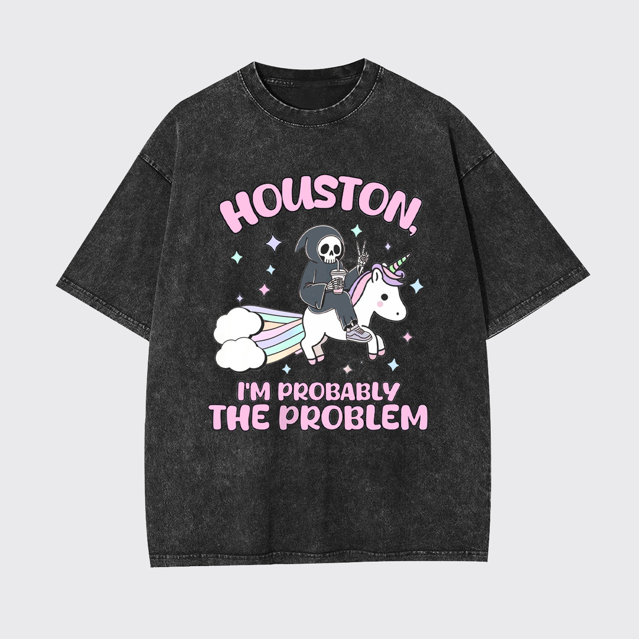 Mental Health-Houston I'm Probably The Problem Garment-dye Tees