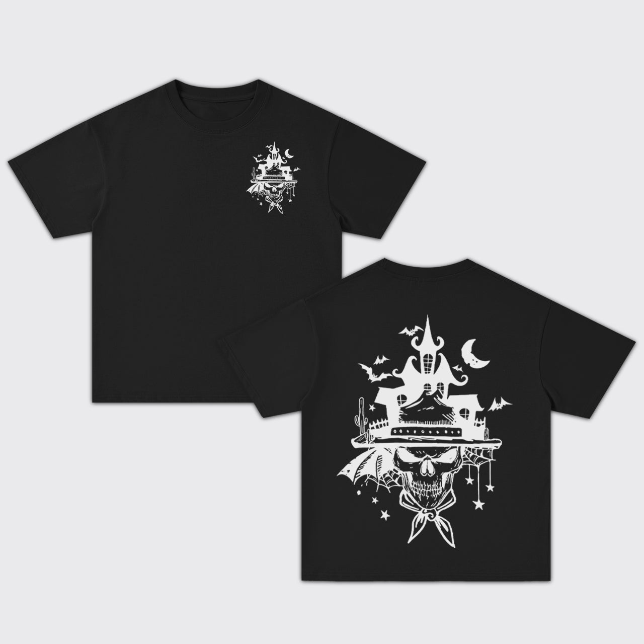 Cowboy Skull Magic Oversize T-Shirts