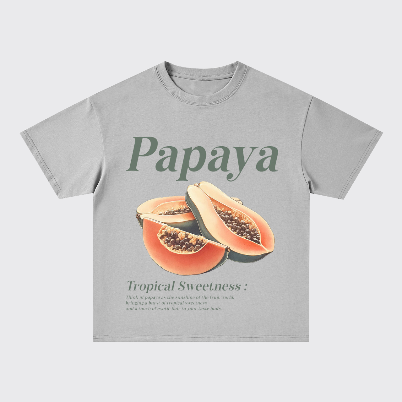 Retro Style-Fresh Papaya Oversize T-Shirts