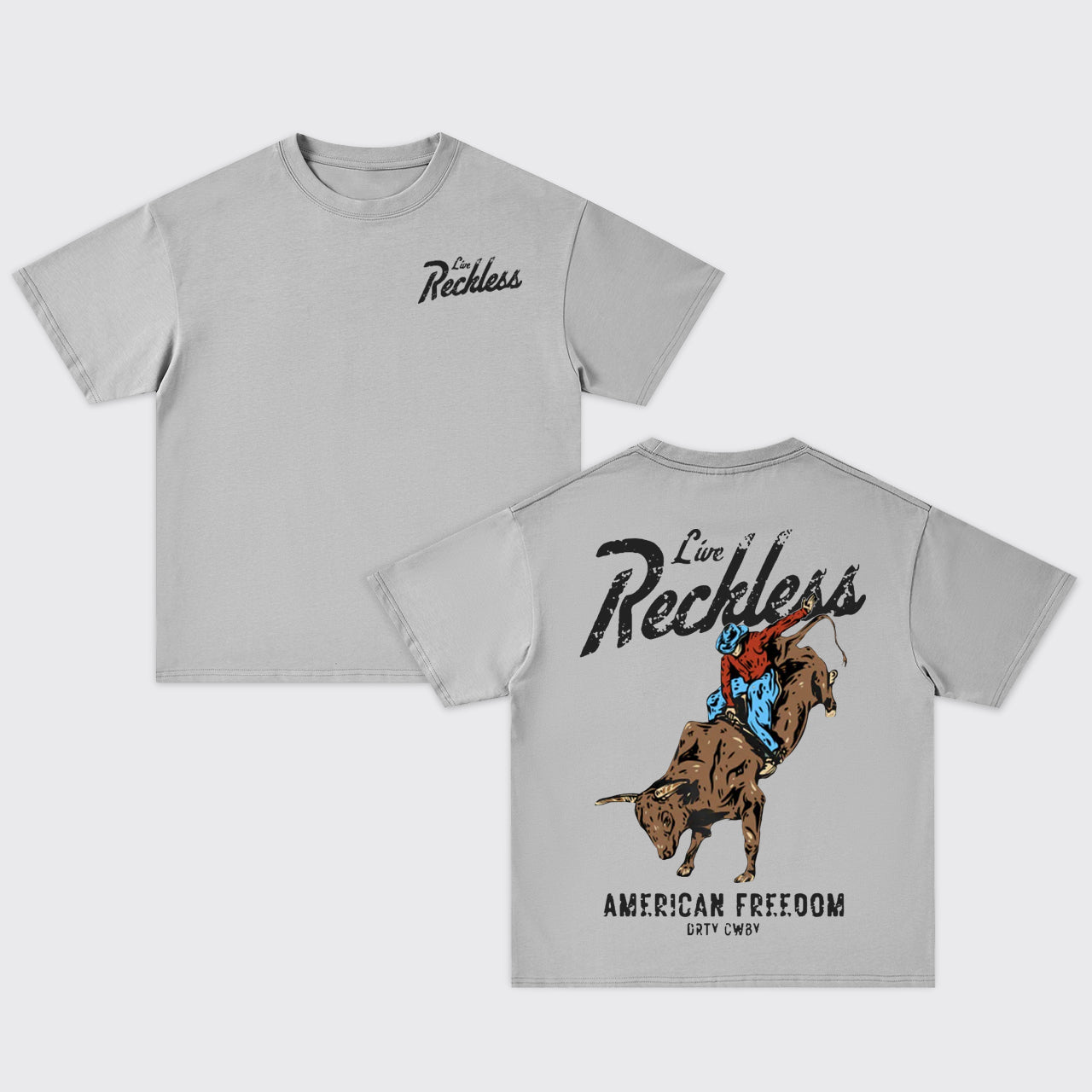 Live Reckless Oversize T-Shirts