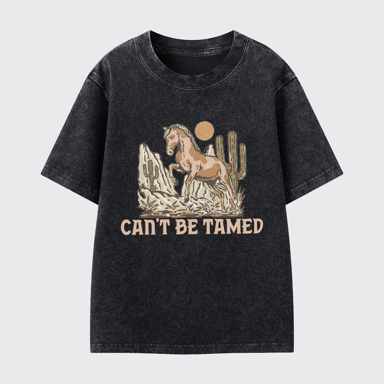 Can't Be Tamed Washed Toddler T-shirt