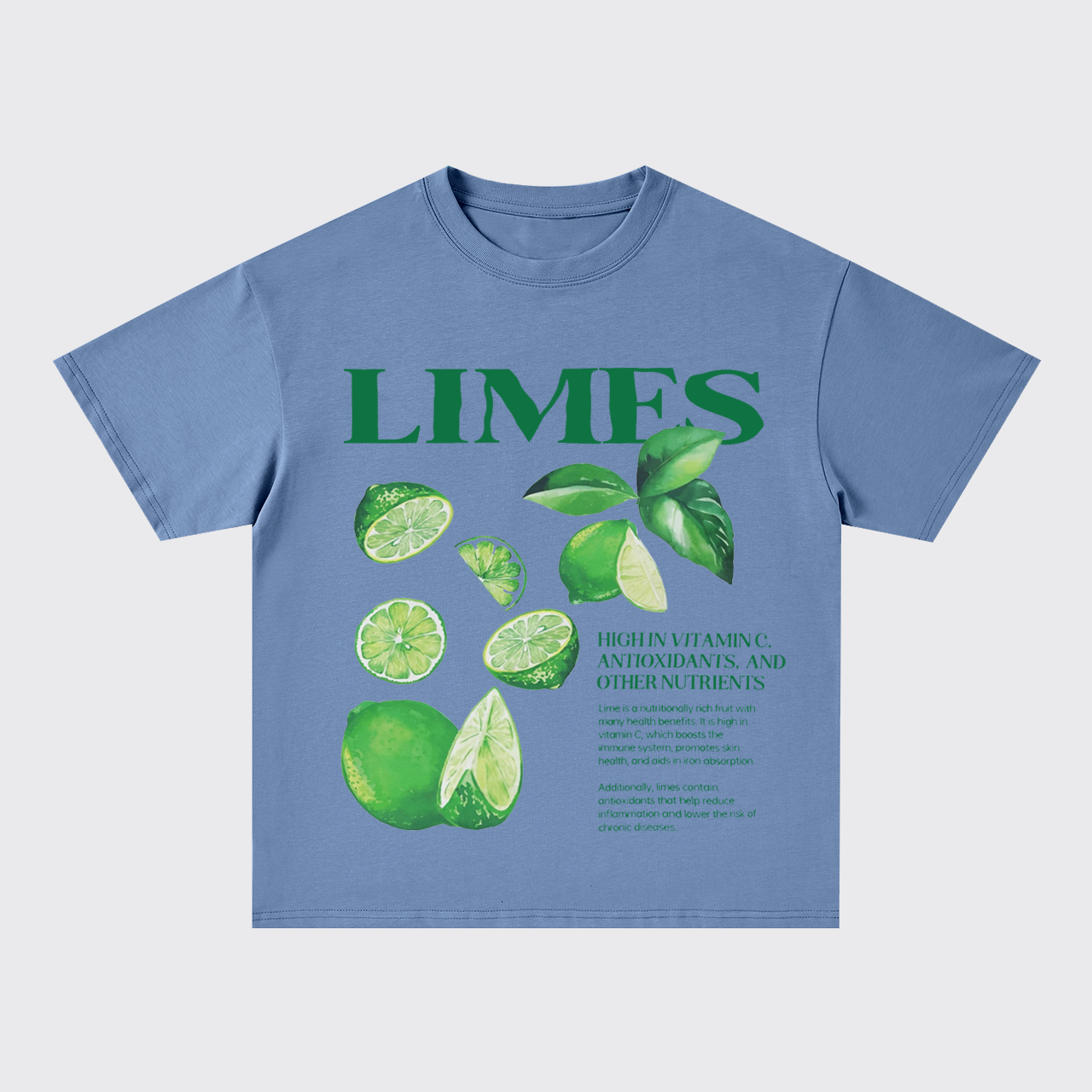 Retro Style-Fresh Limes Oversize T-Shirts