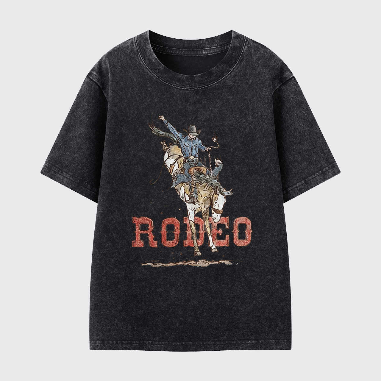 Rodeo Bronc Washed Toddler T-shirt