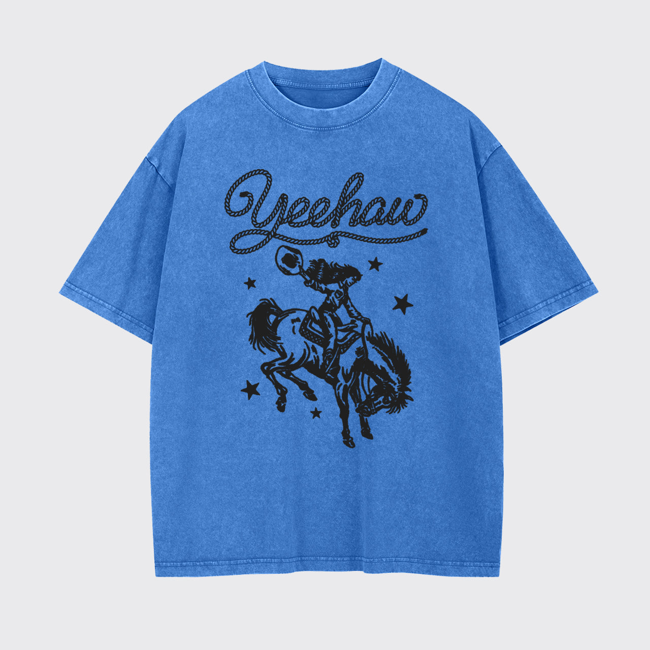 Yeehaw Cowgirl Garment-dye Tees