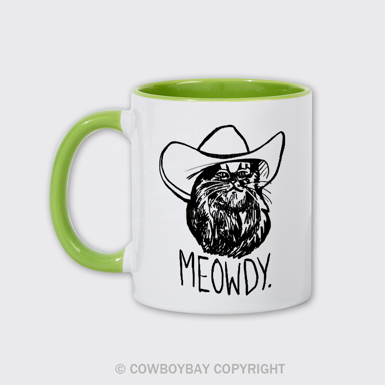 Meowdy Texas Cat Mug
