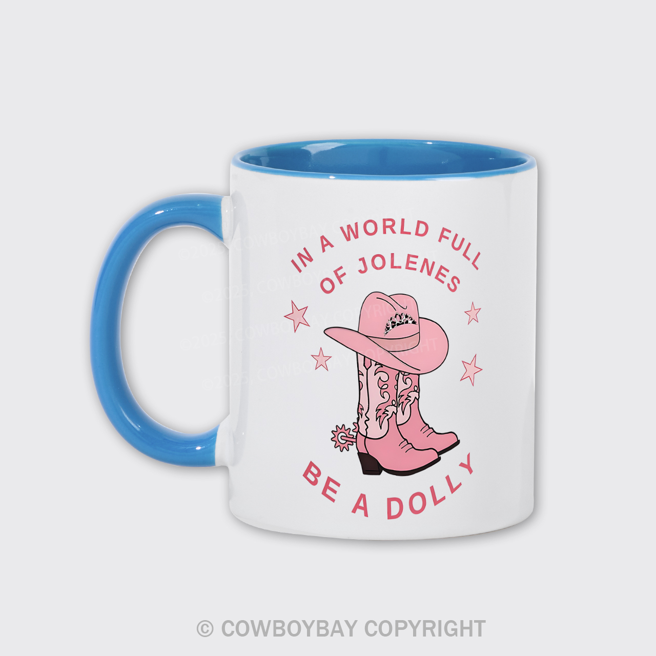 Pink Cowboy Hat And Boots Mug