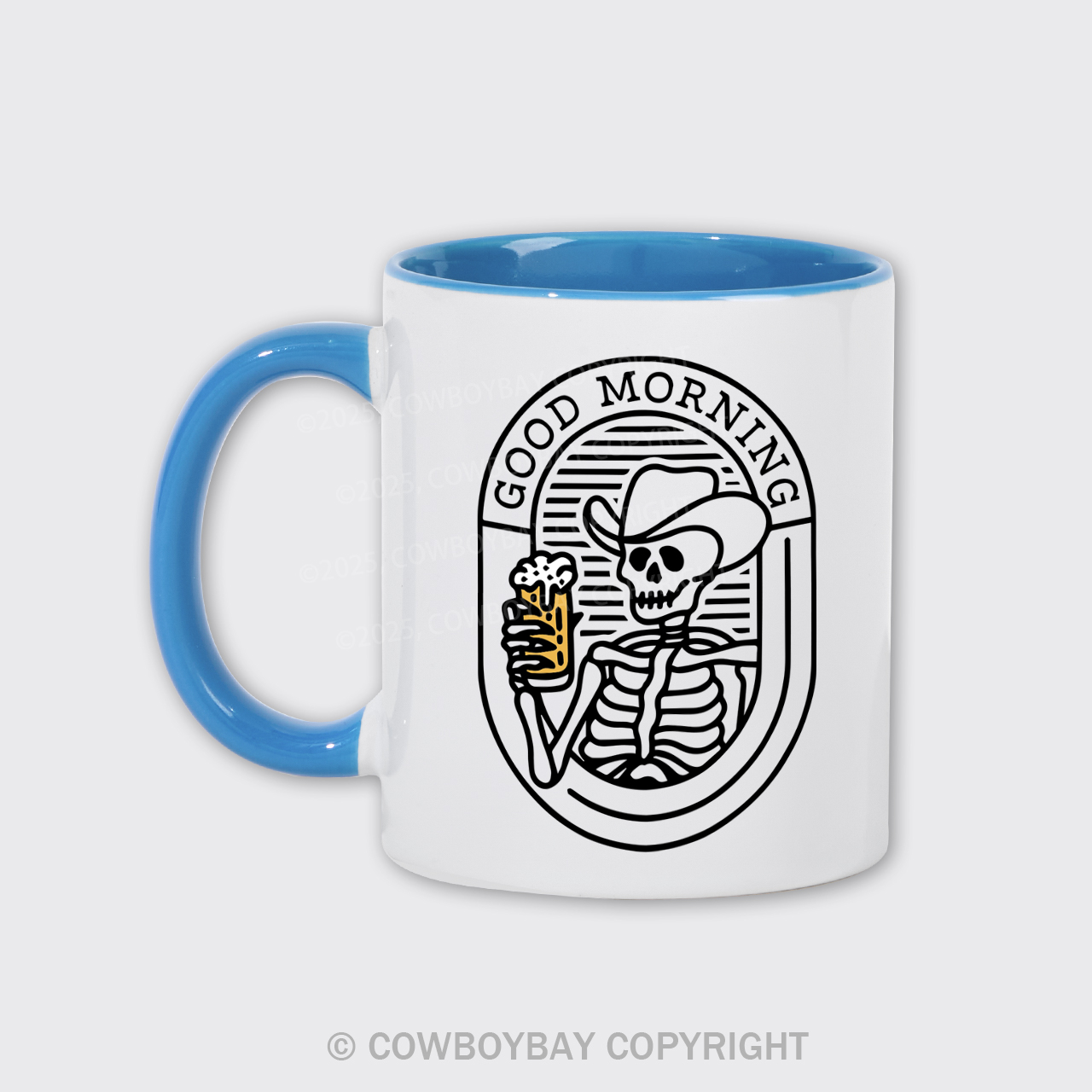 Cowboy Skeleton Mug