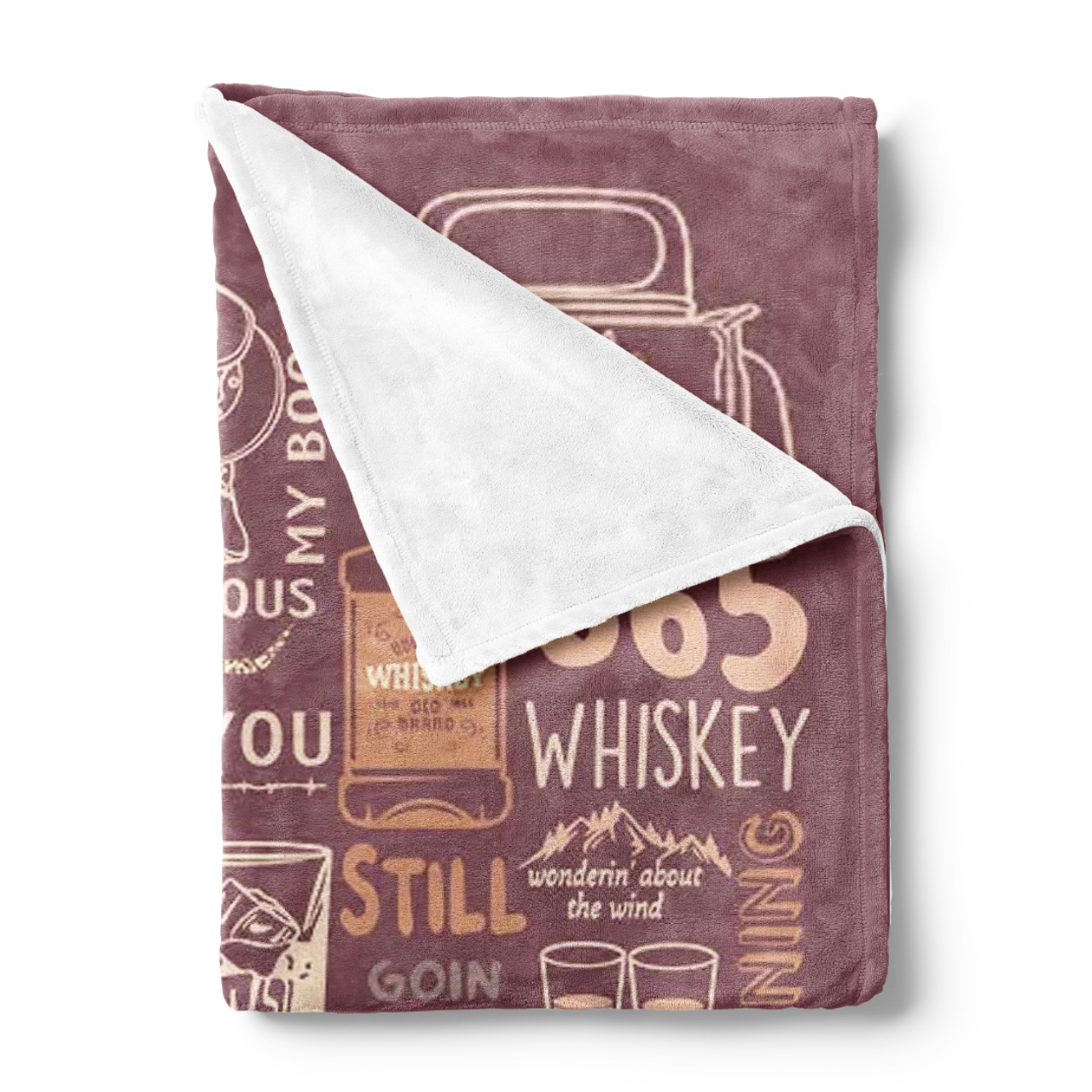 Whiskey 865 Warnning Goin Down Blanket