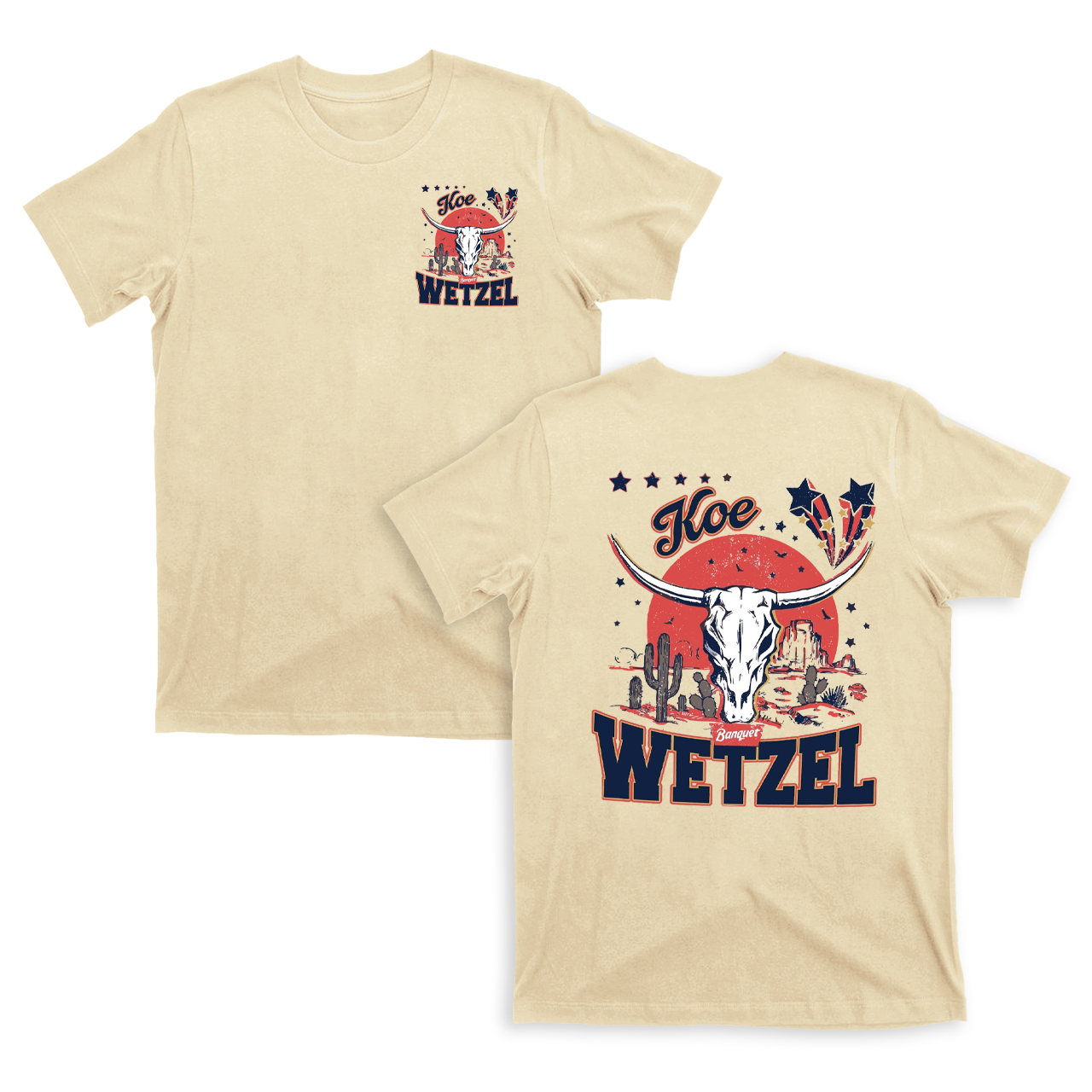 Koe Wetzel Bullhead Cowboy T-Shirts