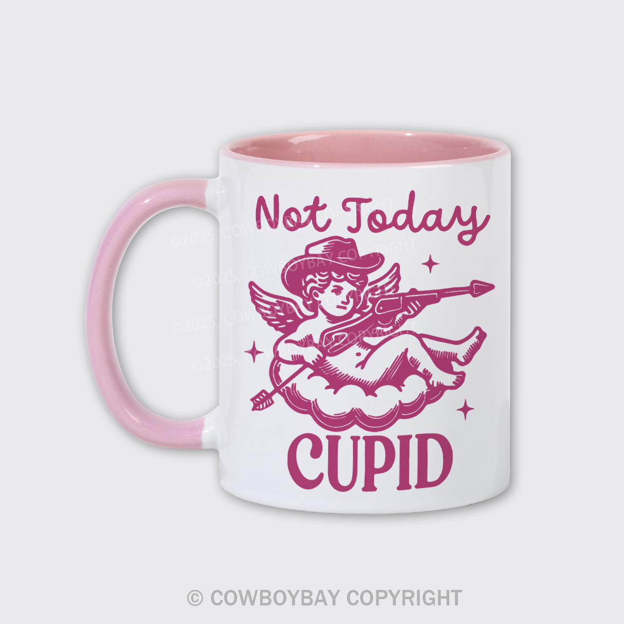 Not Today Cupid Mug