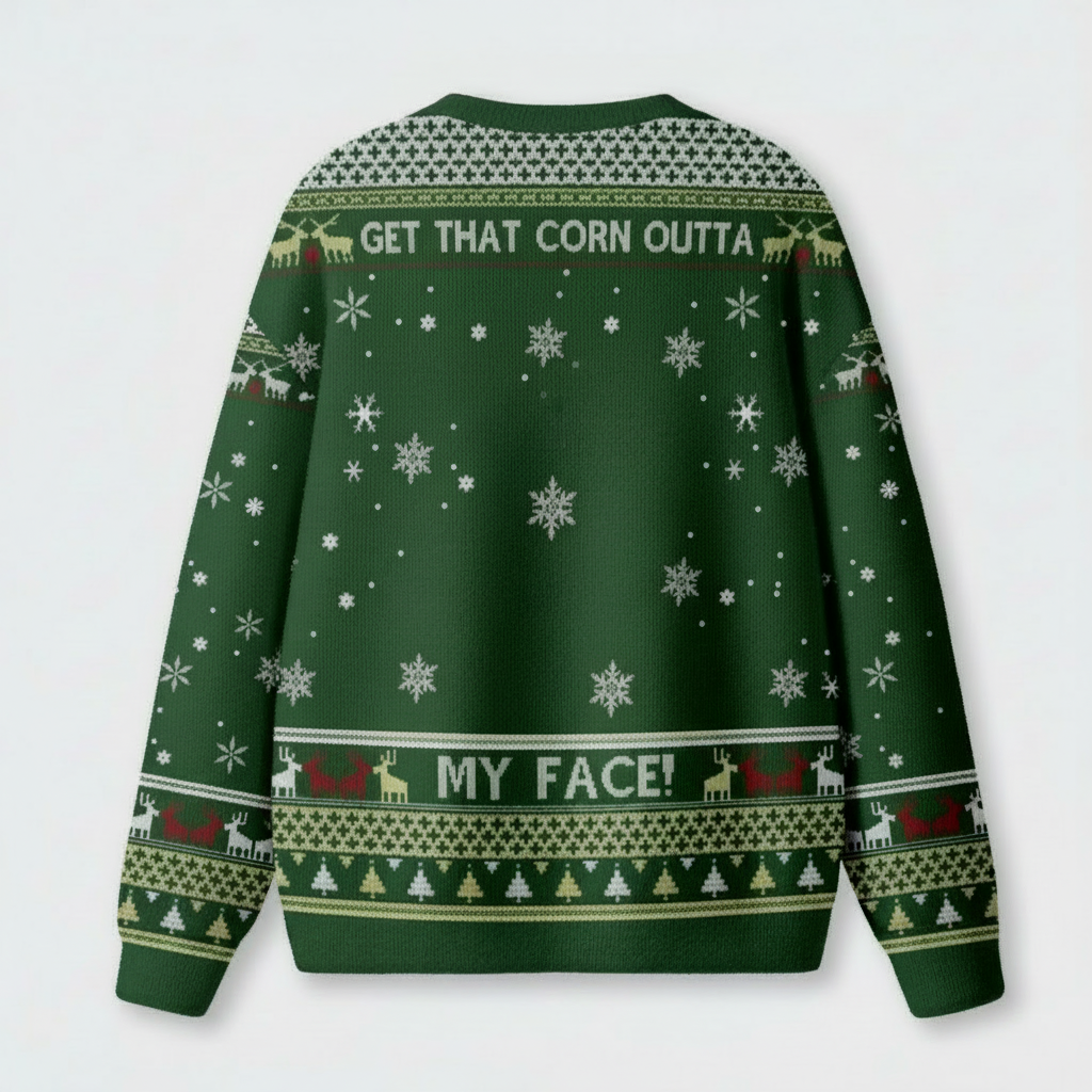 Funny Movie Quote Ugly Knit Sweatshirt