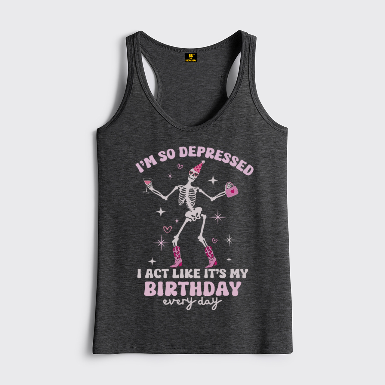 I'm So Depressed Music Classic Tanks