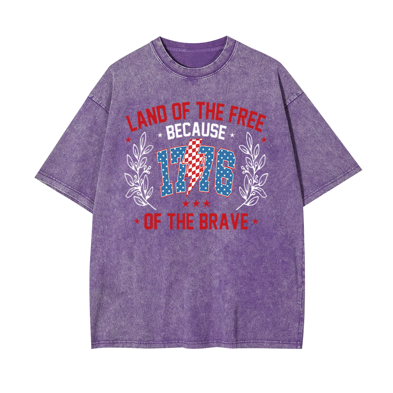 1776.Land Of The Free Garment-dye Tees