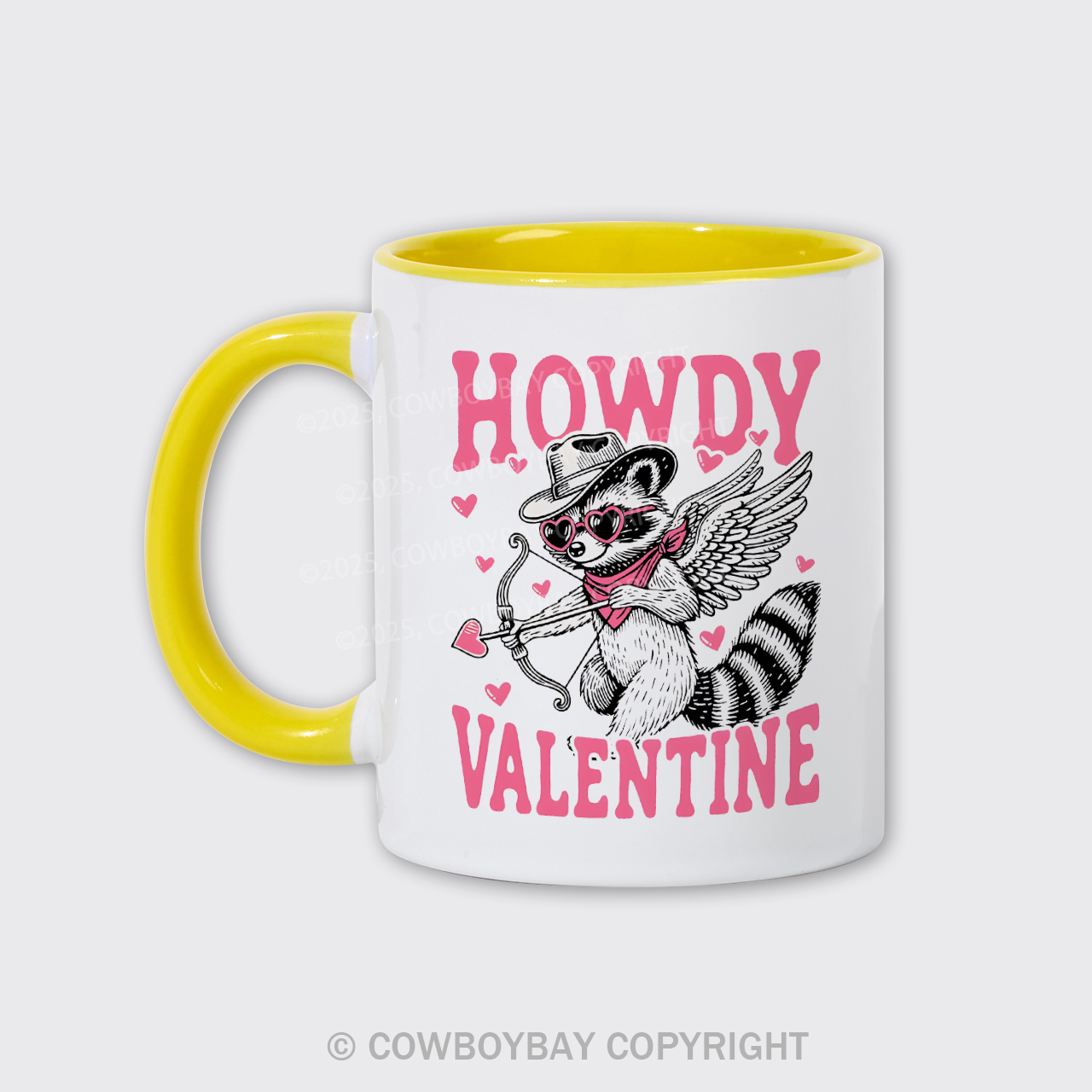 Funny Raccoon Valentine Mug