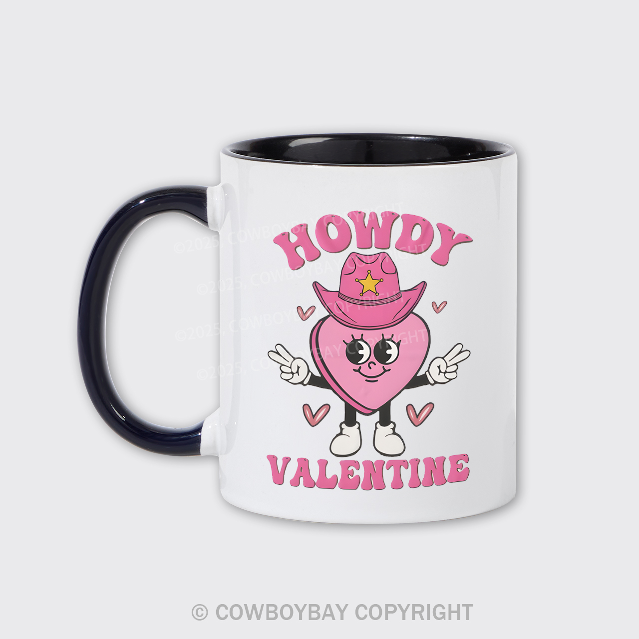 Howdy Valentines Day Mug