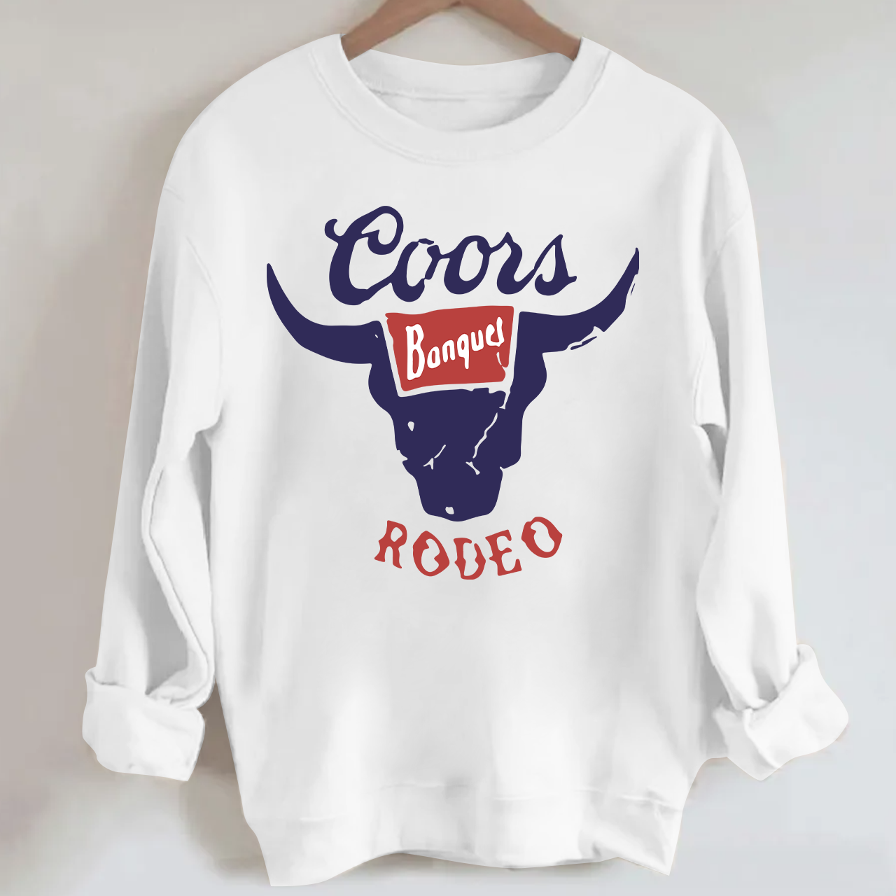 Coors Banquet Rodeo Retro Inspired Sweatshirt