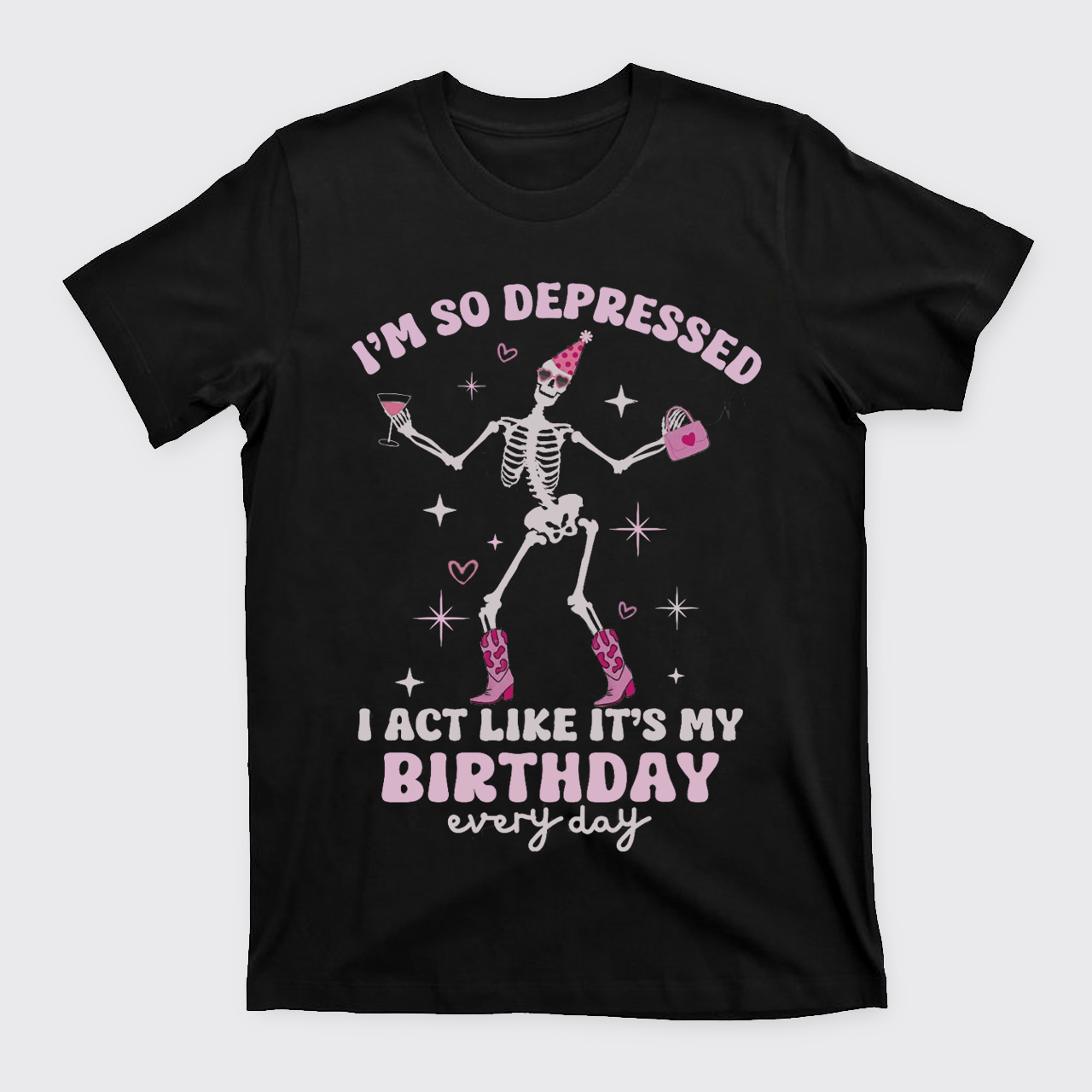 I'm So Depressed Music T-Shirts