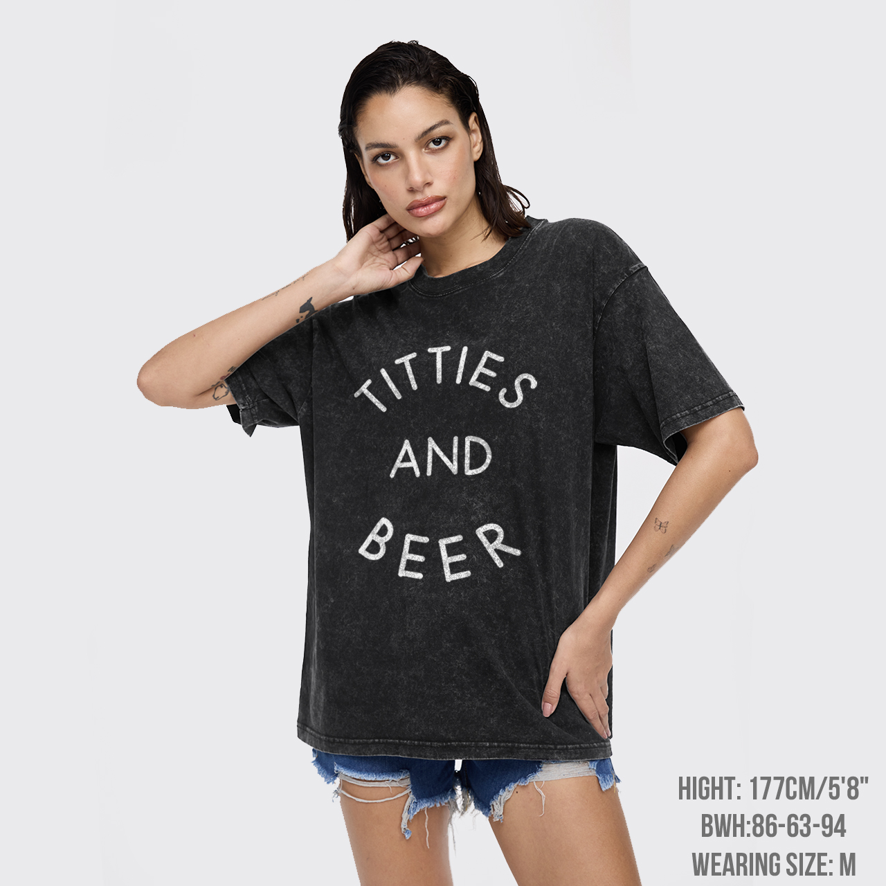 Country Music Titties And Beer Garment-dye Tees