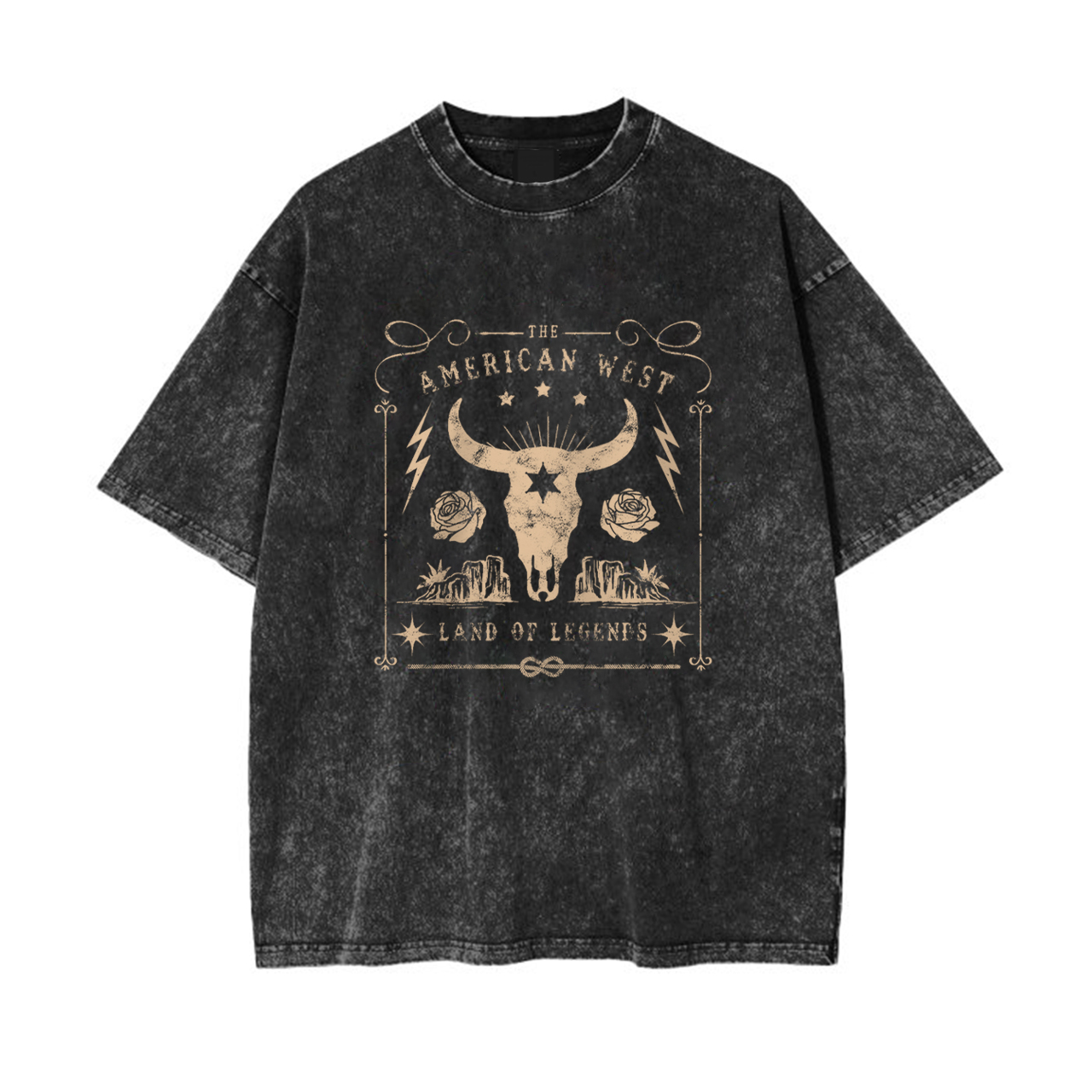 American West Vintage Aztec Garment-dye Tees