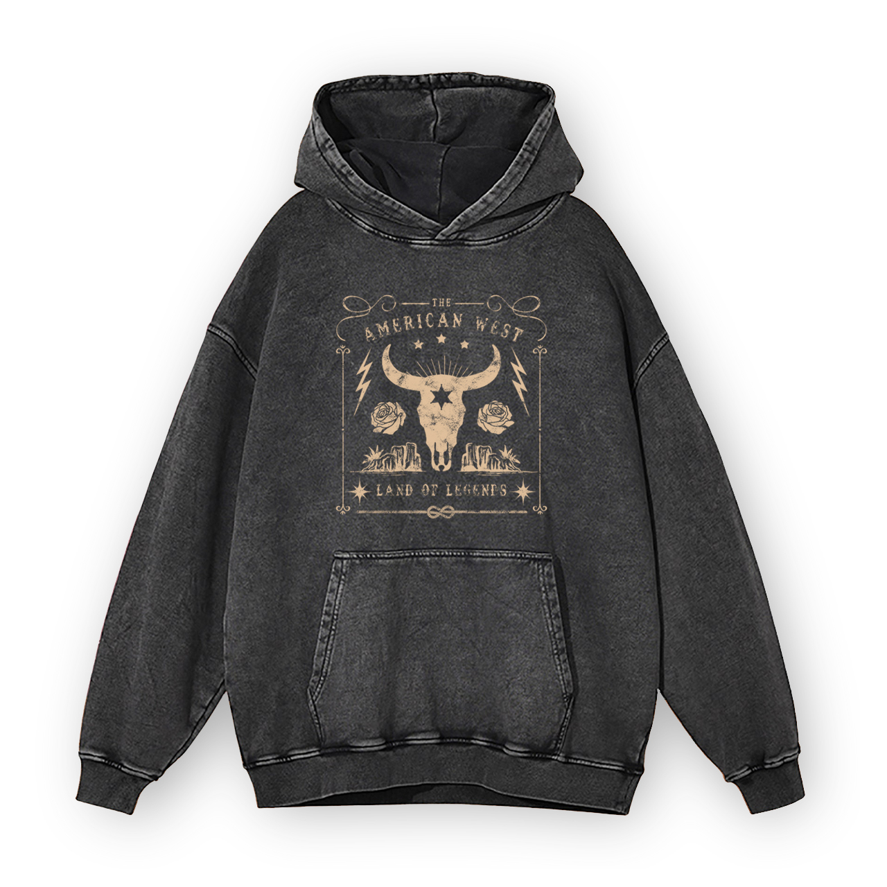 American West Vintage Aztec Garment-Dye Hoodies