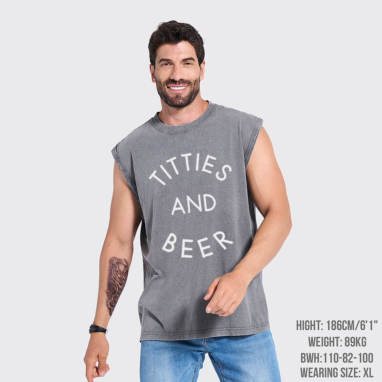 Country Music Titties And Beer Washed Tanks