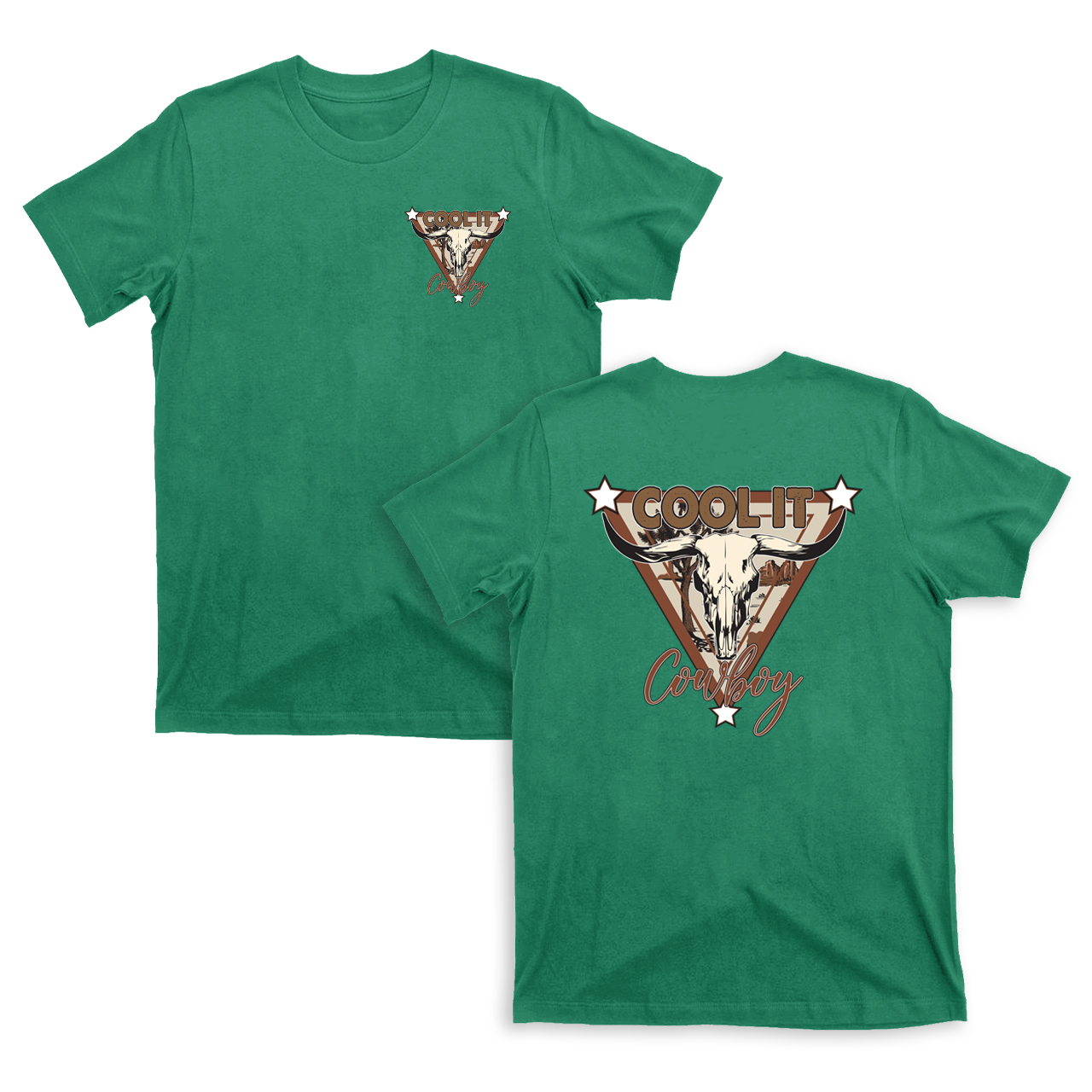 Cowboy Cool It Mysterious Triangle T-shirts