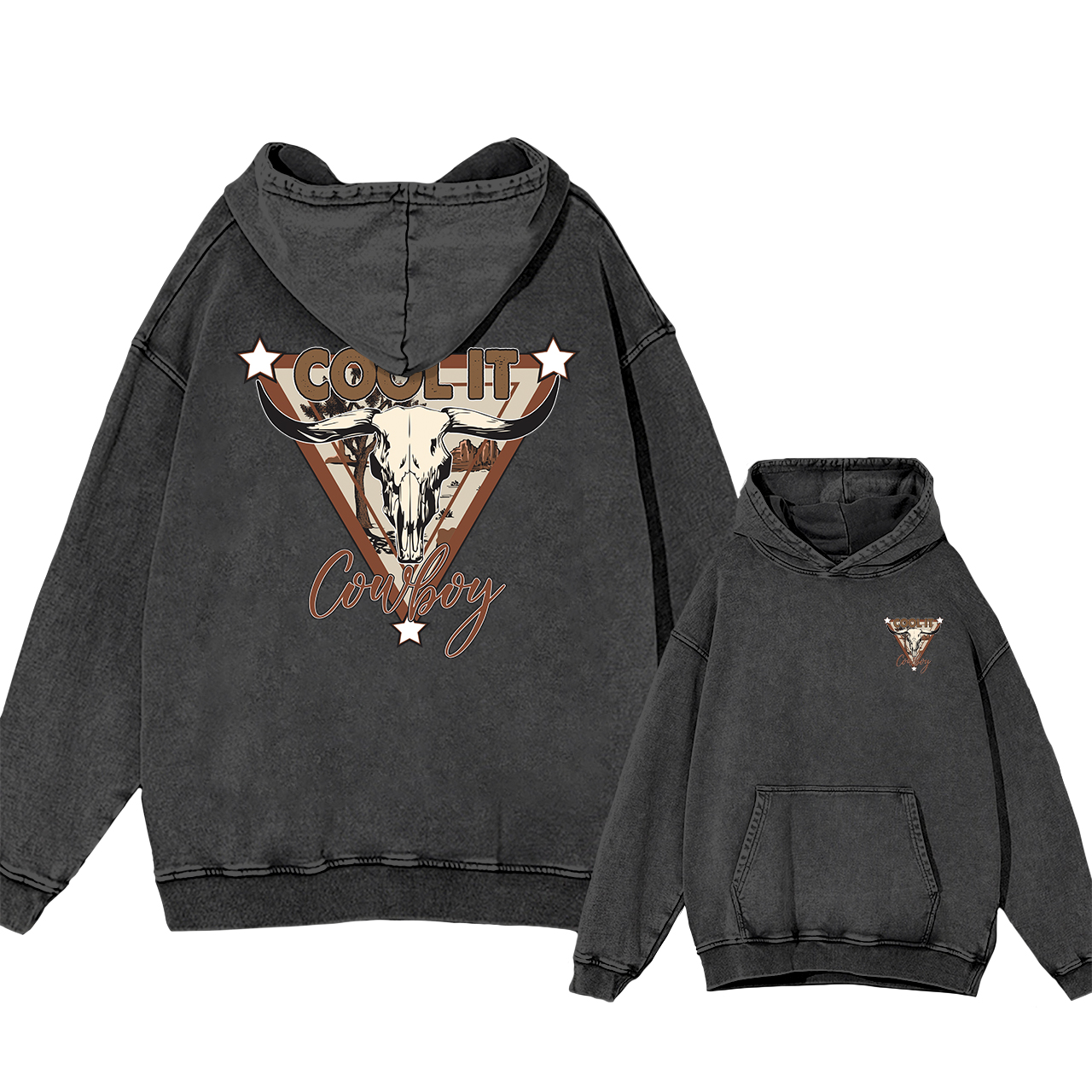 Cowboy Cool IT Mysterious Triangle Hoodies